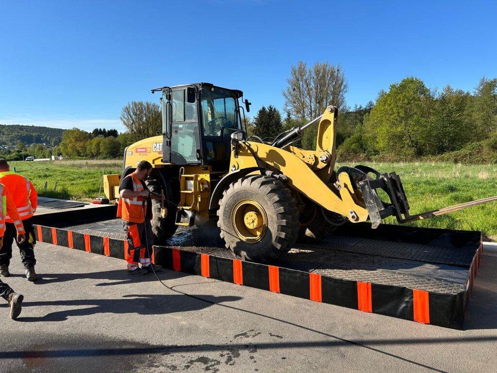 Auffangwannen für Baustellen mieten